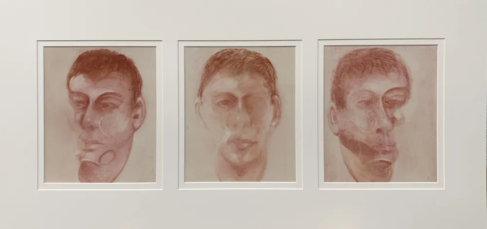 リトグラフ Bacon - Three studies for a portrait of John Edwards