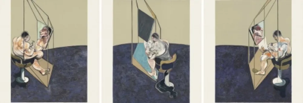 リトグラフ Bacon - Three Studies of a Male Back 