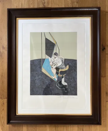 技術的なありません Bacon - Three Studies of Male Back (One Work - Central panel of the triptych) 