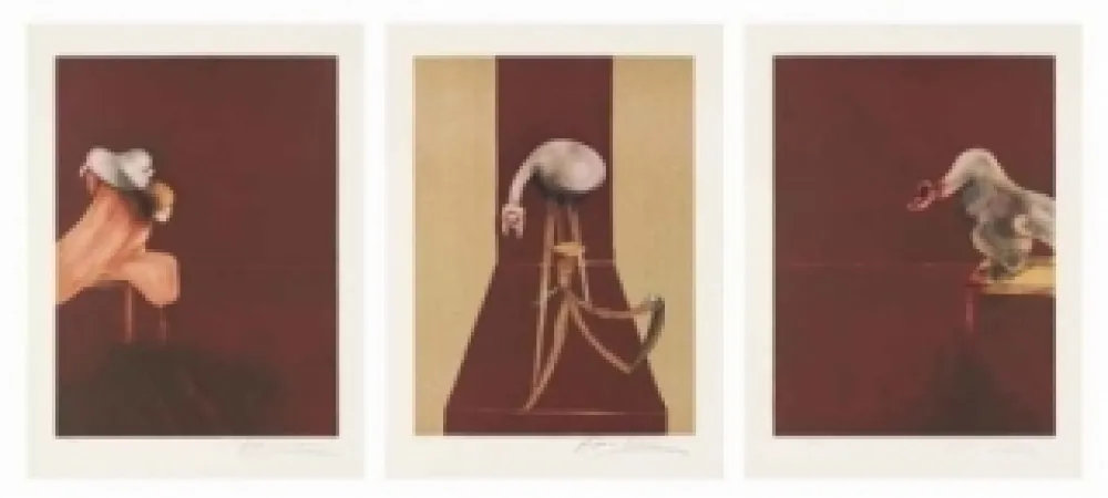 リトグラフ Bacon - Tryptique 