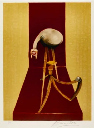 リトグラフ Bacon - Tryptique respons -central pannel -  large size