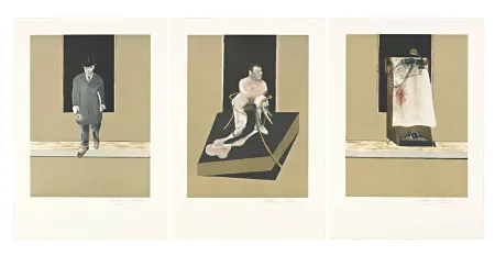 リトグラフ Bacon - Tryptych 1986/1987