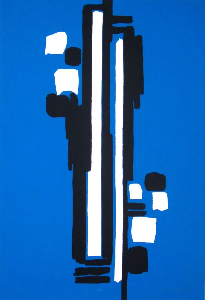 シルクスクリーン Badiali - Composizione (tavola 7)