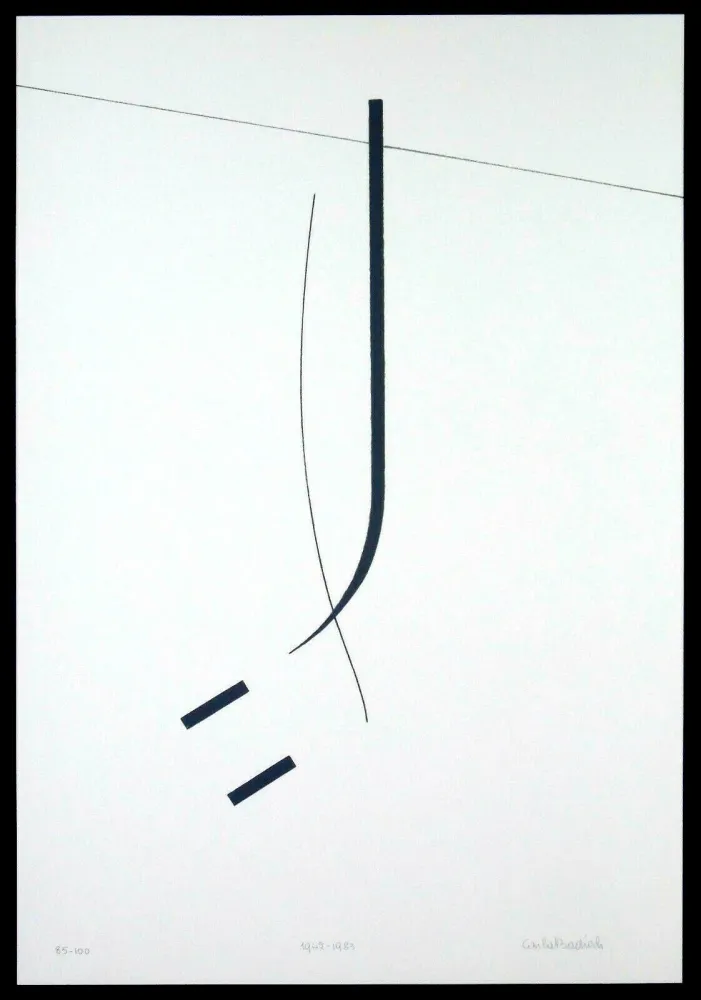 シルクスクリーン Badiali - Le vent se leve (tavola 5)