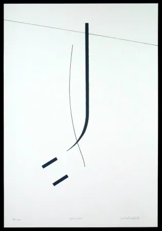 シルクスクリーン Badiali - Le vent se leve (tavola 5)