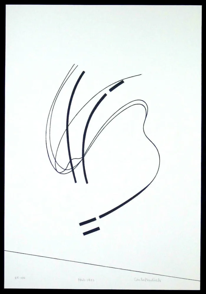 シルクスクリーン Badiali - Le vent se leve (tavola 6)