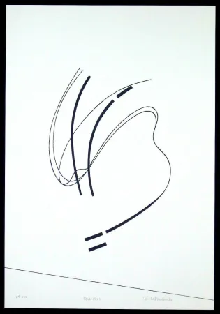 シルクスクリーン Badiali - Le vent se leve (tavola 6)