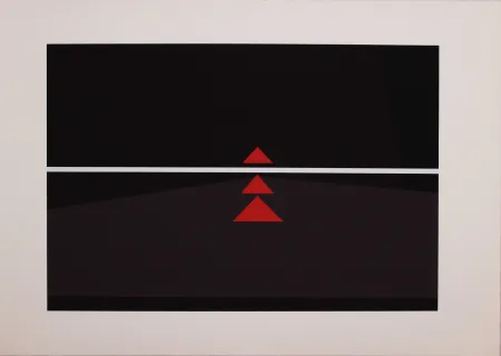 シルクスクリーン Badiali - Sei fasi progressive di verticalità elastica