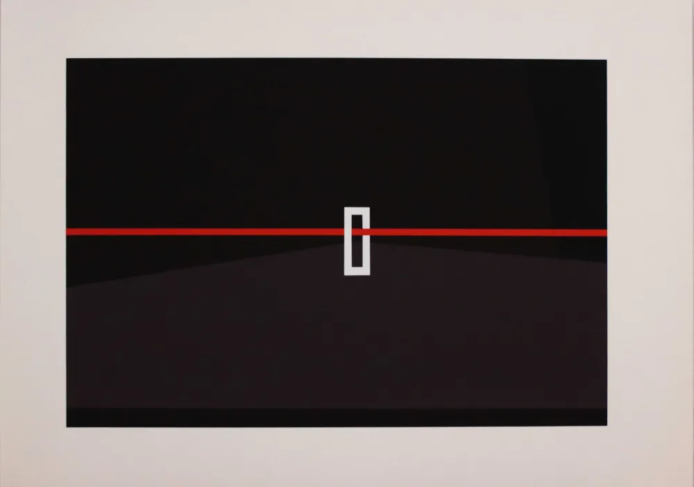 シルクスクリーン Badiali - Sei fasi progressive di verticalità elastica