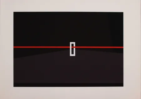 シルクスクリーン Badiali - Sei fasi progressive di verticalità elastica