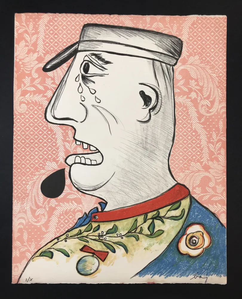 リトグラフ Baj - 7 Color lithographs ( complete folder )