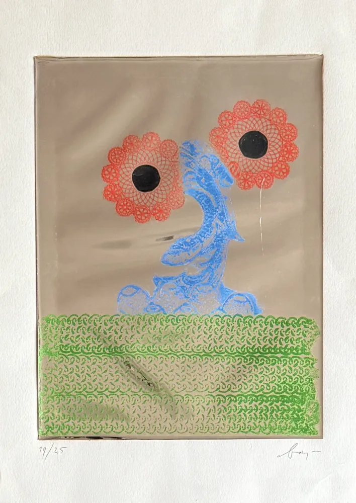 エッチング Baj - Acanthus Mollis Honorine Jobert