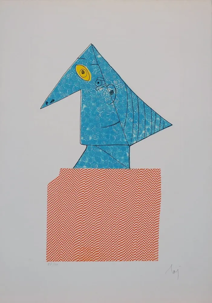 彫版 Baj - Baj chez Picasso 1