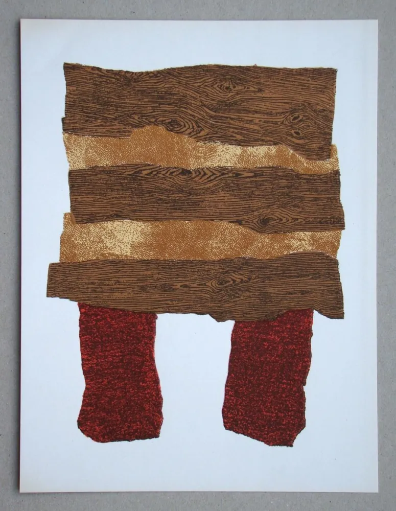 リトグラフ Baj - Composition