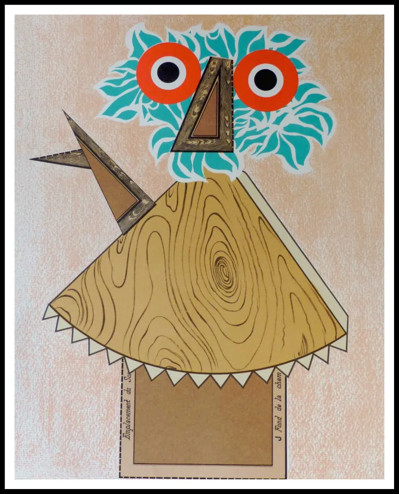 リトグラフ Baj - Composition Figurative