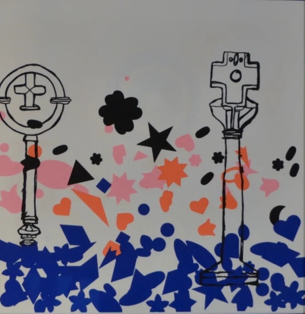 リトグラフ Baj - Composizione