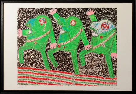 シルクスクリーン Baj - DA BAJ CHEZ BAJ - PARADE