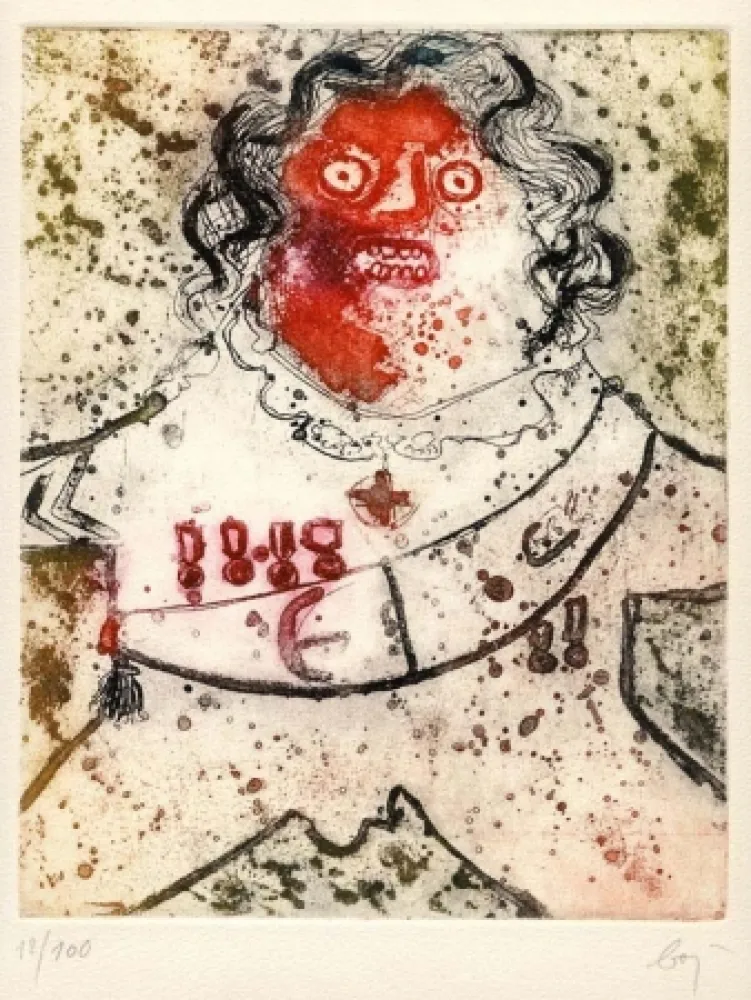 エッチングと　アクチアント Baj - Dames et Generaux