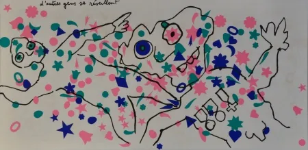 リトグラフ Baj - D’aure gens