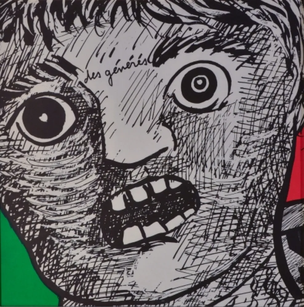 リトグラフ Baj - Des Générs