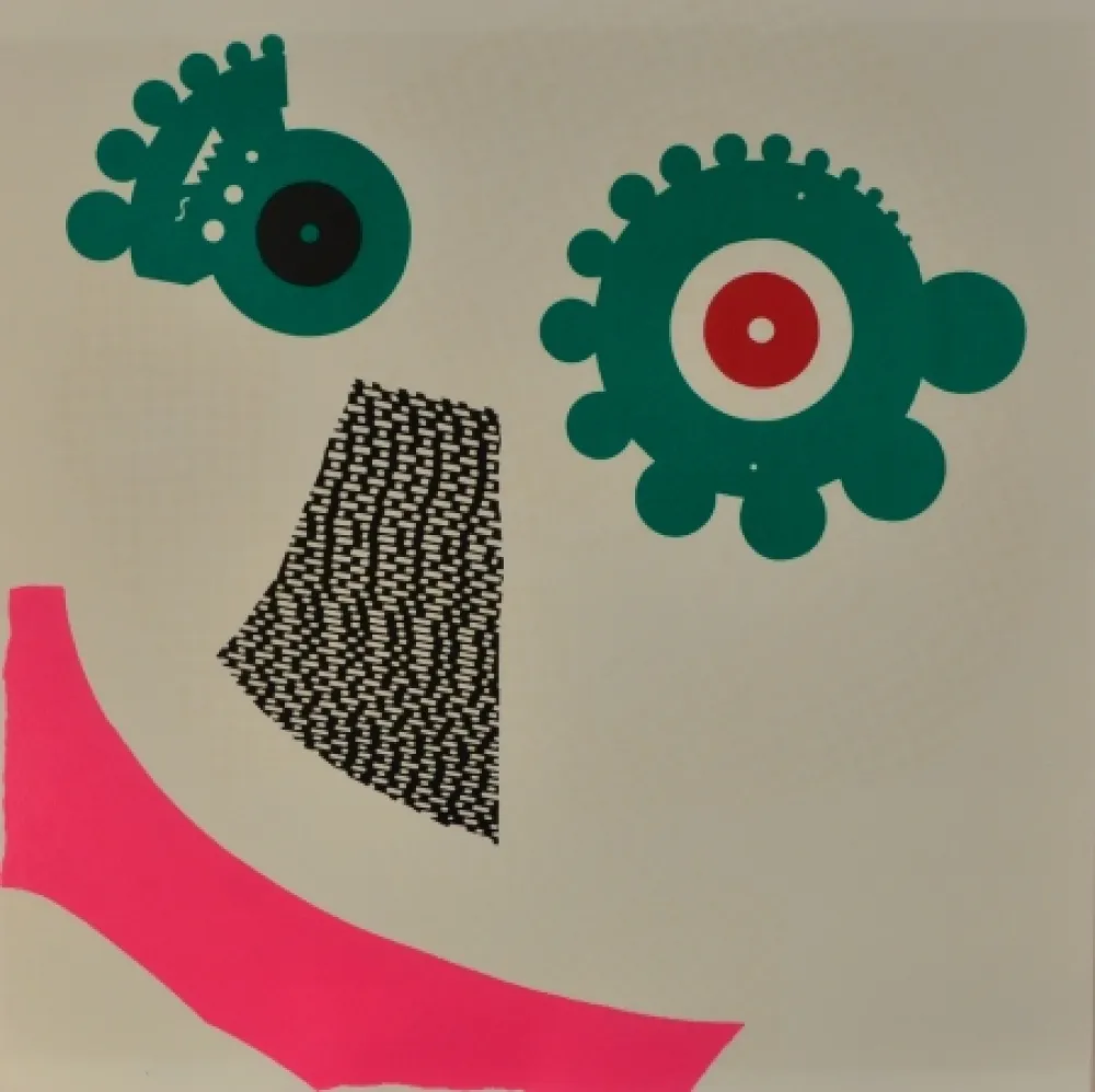 リトグラフ Baj - Due facce