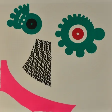 リトグラフ Baj - Due facce