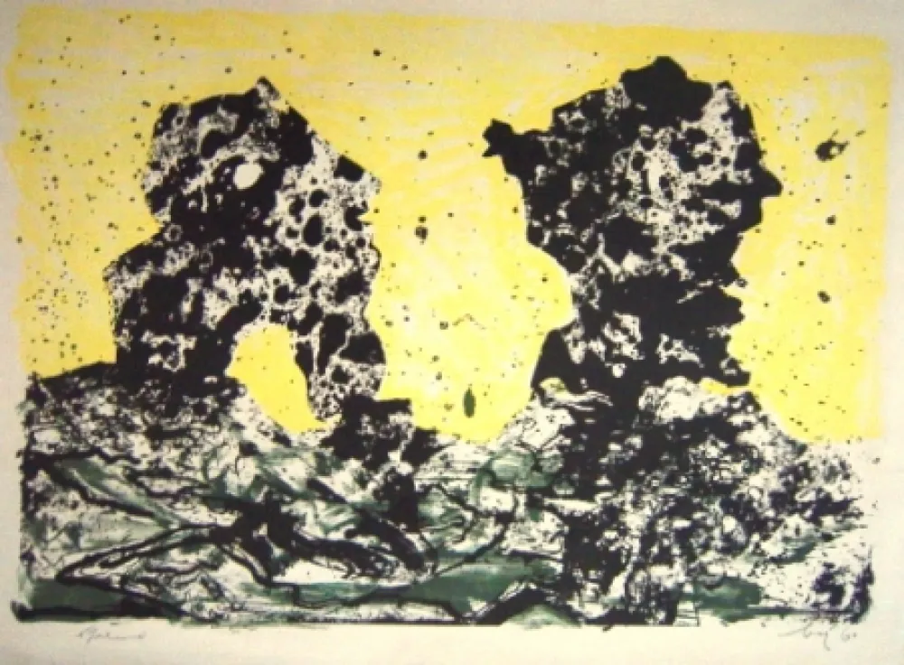 リトグラフ Baj -  Due Personnaggi