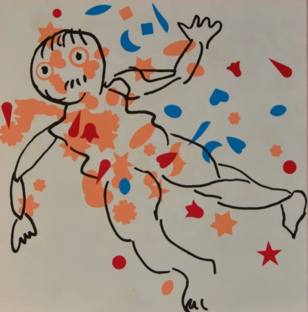 リトグラフ Baj - Figure