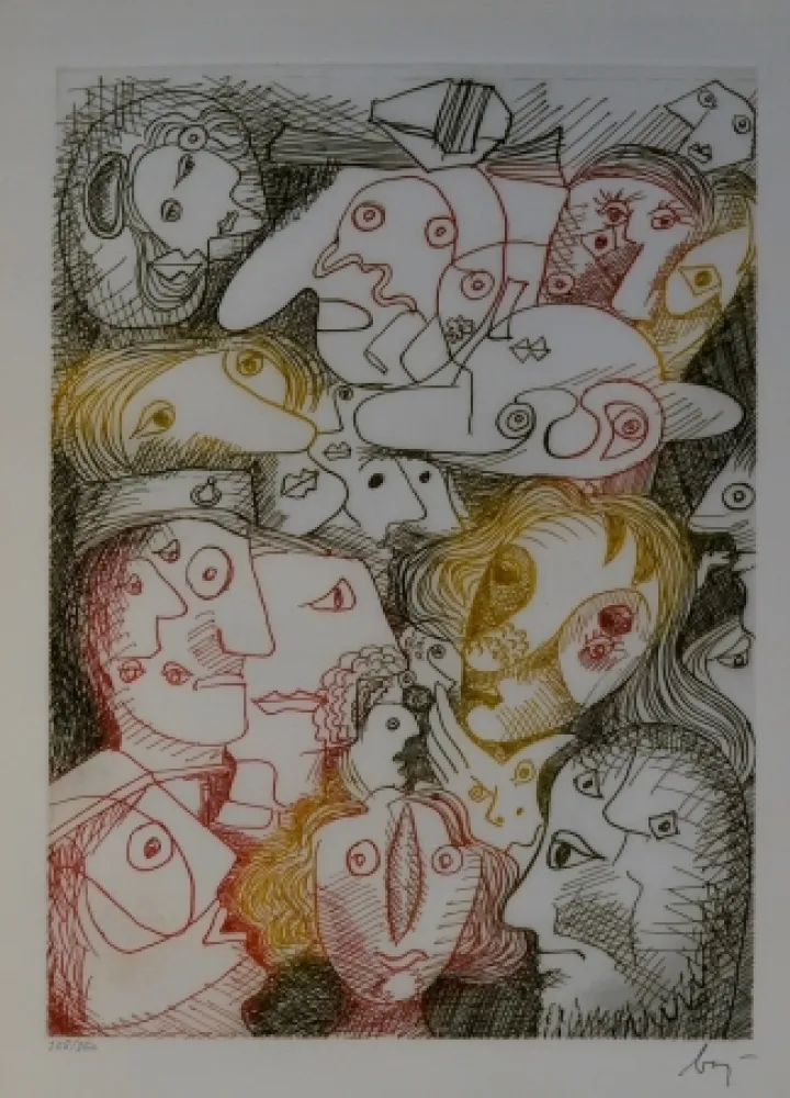 エッチング Baj - Folla all'autodromo