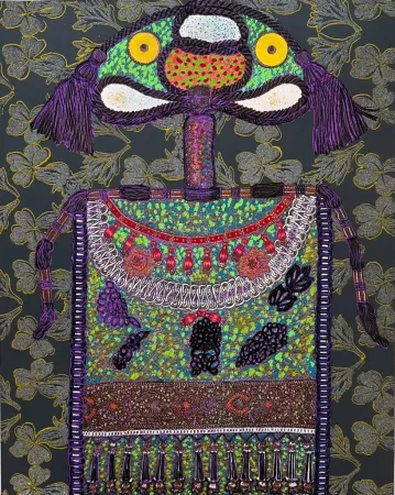 シルクスクリーン Baj - Lady Virginia Woolf