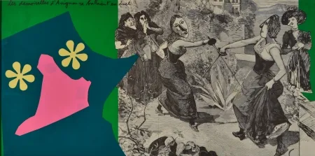 リトグラフ Baj - Les demoiselles d’Avignon