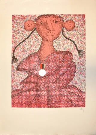 彫版 Baj - Marguerite d'Angouleme, Reine de Navarre