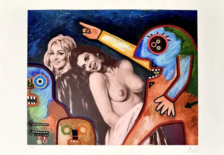 多数の Baj - Ninon de Lenclos e Eleonora di Navarra sorprese dal Duca di Enghien