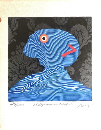 リトグラフ Baj - Number 7