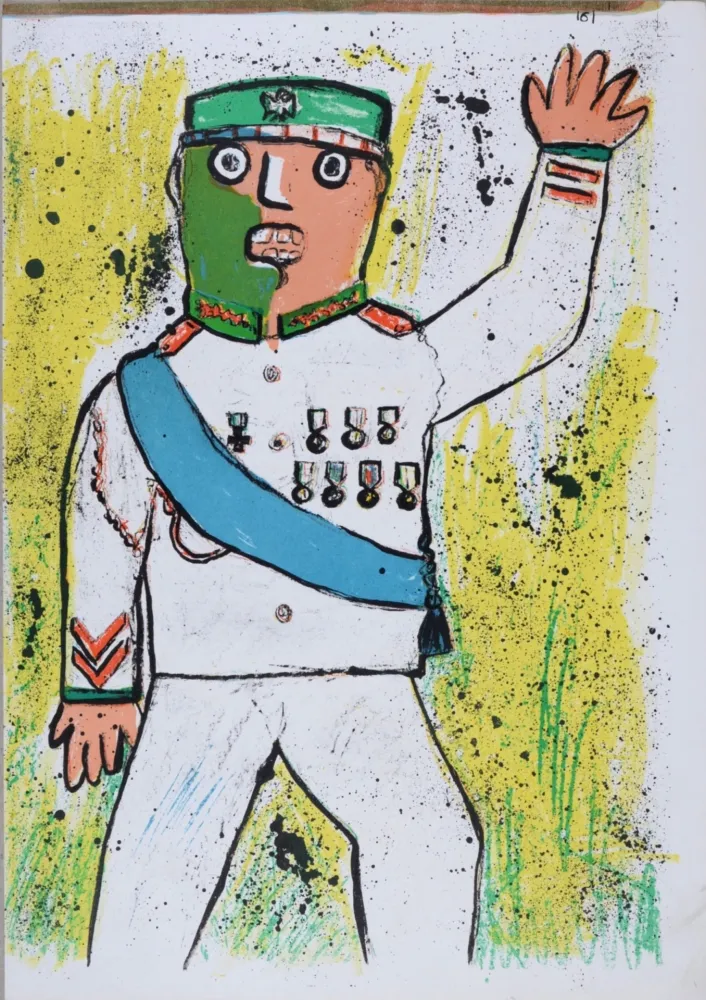 リトグラフ Baj - One Cent Life, 1964