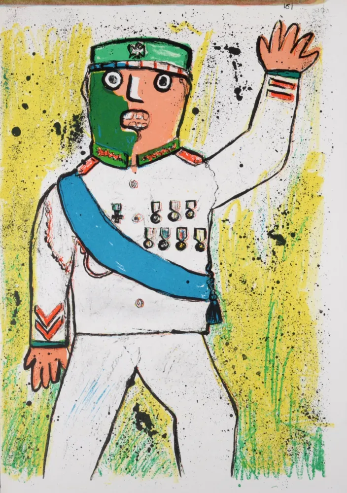 リトグラフ Baj - One Cent Life,1964