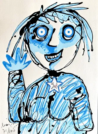 シルクスクリーン Baj - Personaggio