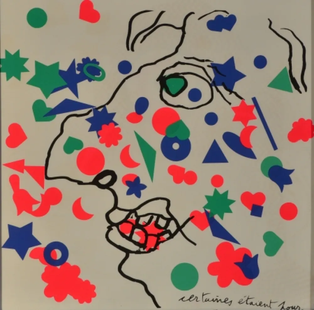 リトグラフ Baj - Pour ou contre