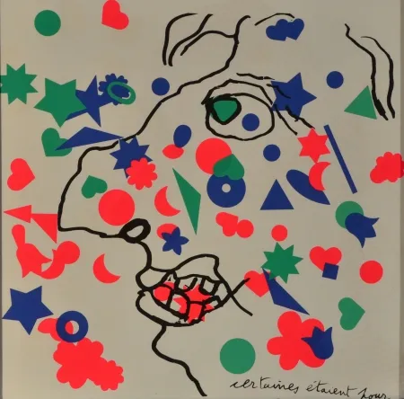 リトグラフ Baj - Pour ou contre