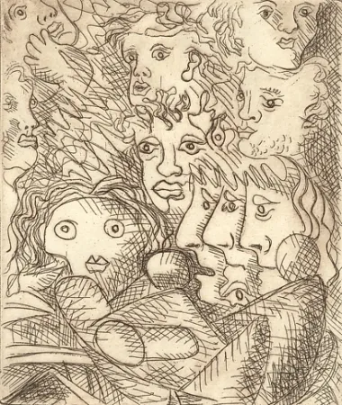 彫版 Baj - Senza titolo