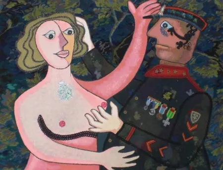 シルクスクリーン Baj - Senza titolo