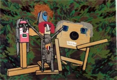 シルクスクリーン Baj - Senza titolo