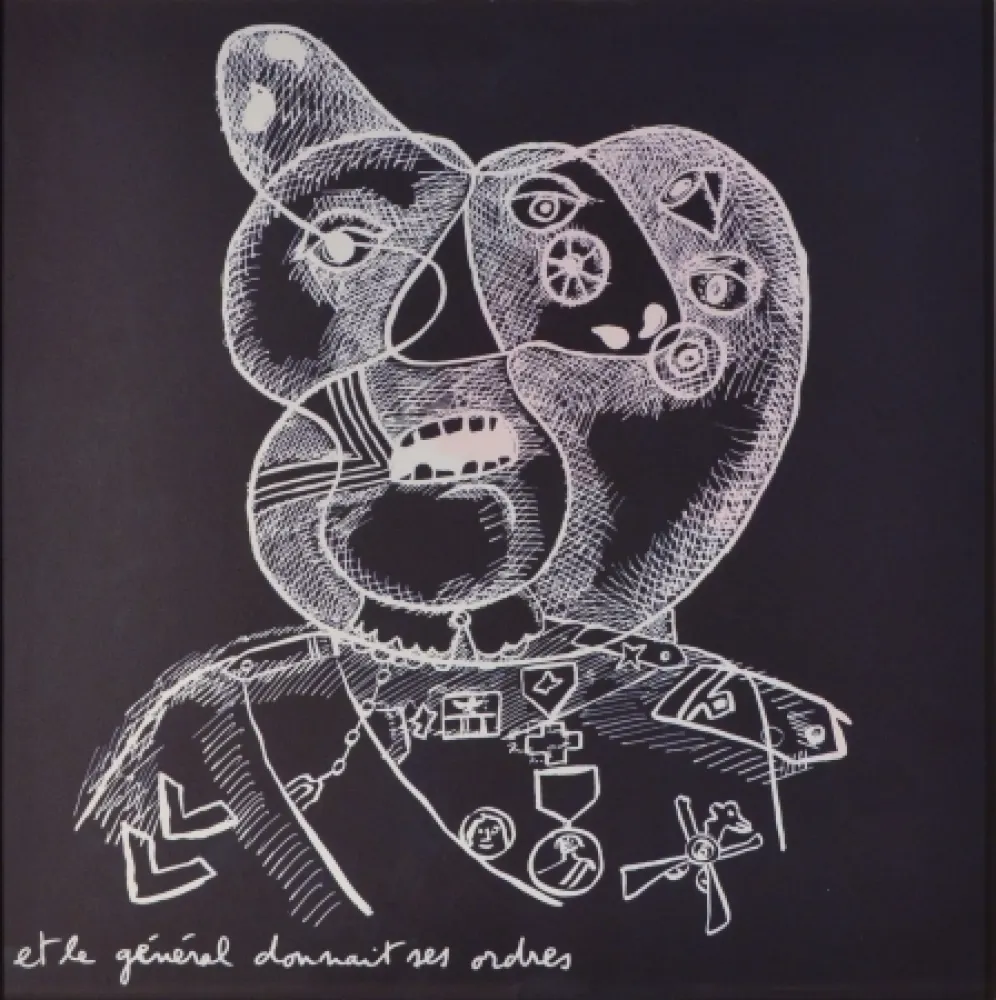 リトグラフ Baj - Testa di Generale