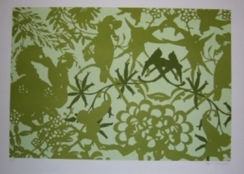 リトグラフ Baker - Feuillages 1