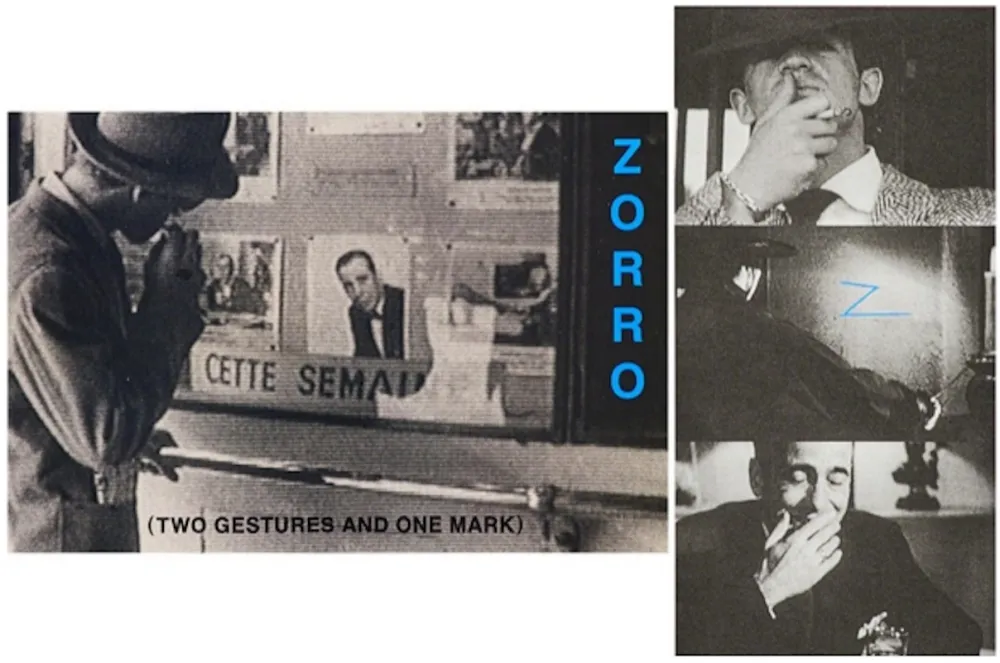 リトグラフ Baldessari - Zorro (Two Gestures and One Mark)