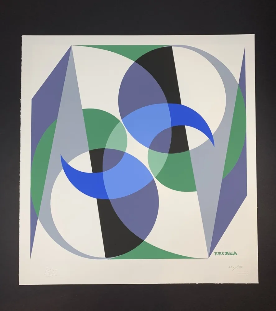 シルクスクリーン Balla - Equilibrio Spaziale