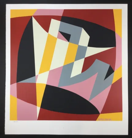 シルクスクリーン Balla - Forma Rumore + Spazio