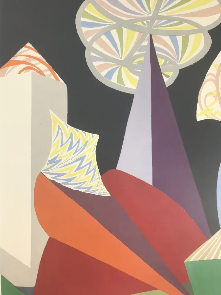 リトグラフ Balla - FUOCHI D'ARTIFICIO ( particolare )