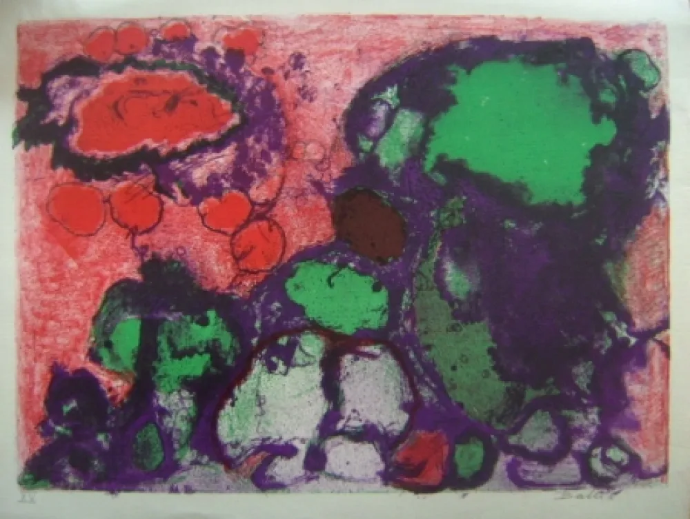 リトグラフ Balle - No title