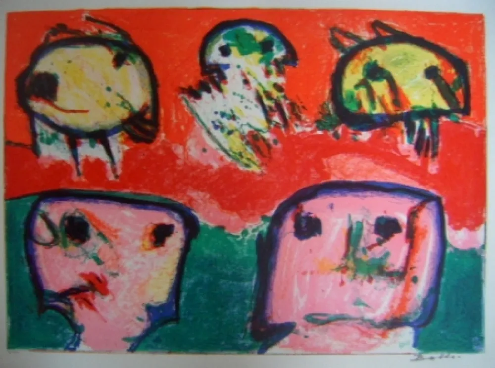 リトグラフ Balle - Satellit-ballet